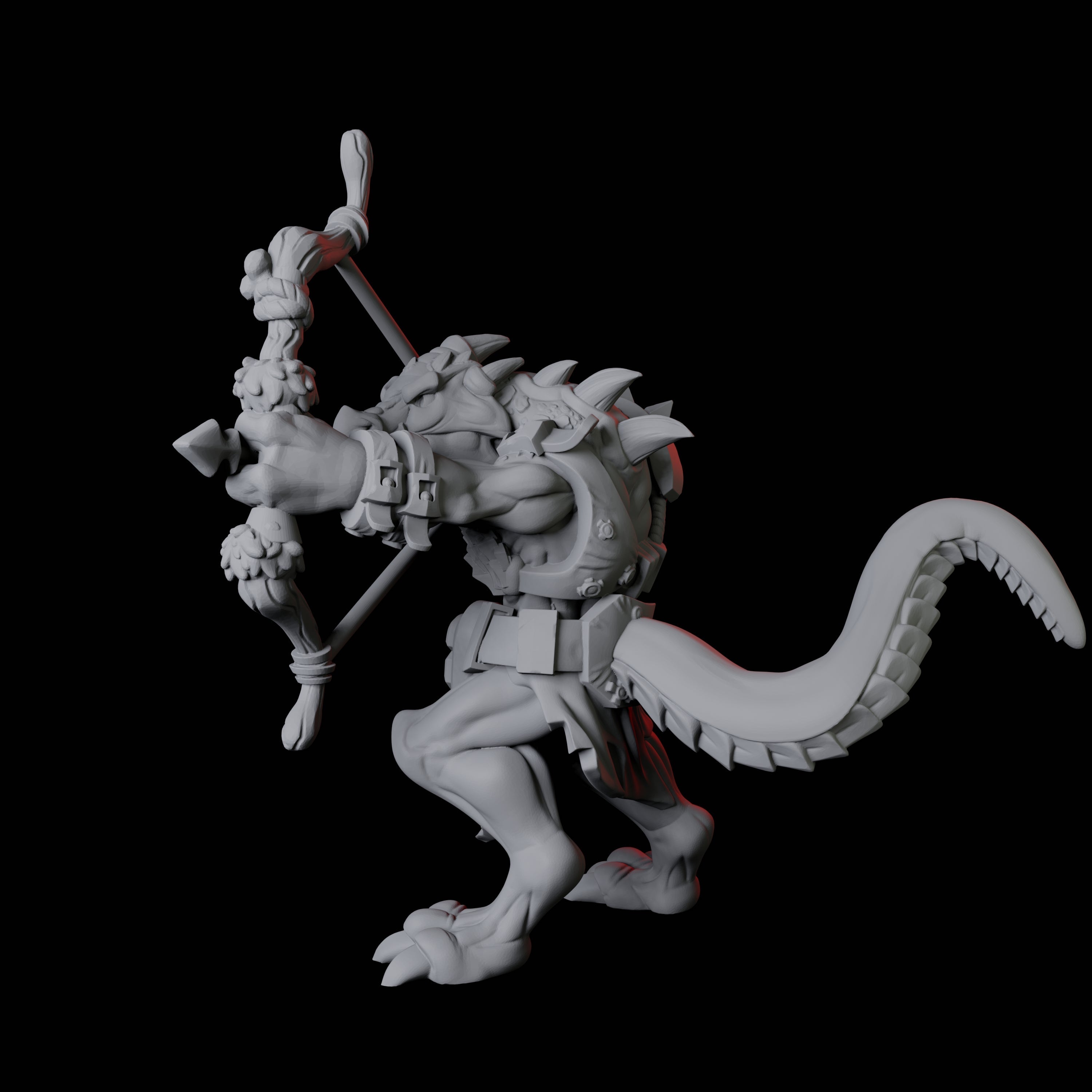 Kobold Ranger A Miniature for Dungeons and Dragons, Pathfinder or other TTRPGs