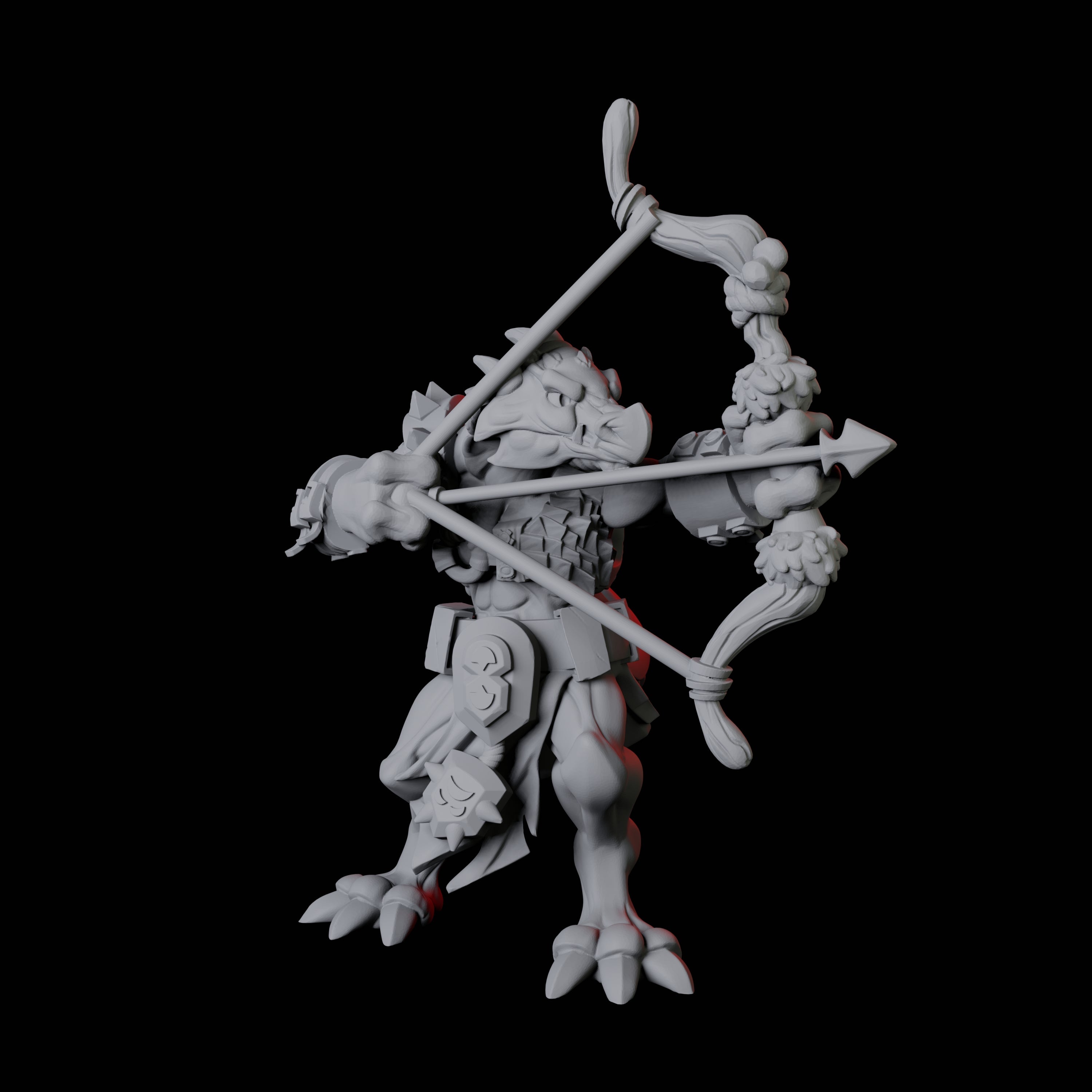 Kobold Ranger A Miniature for Dungeons and Dragons, Pathfinder or other TTRPGs