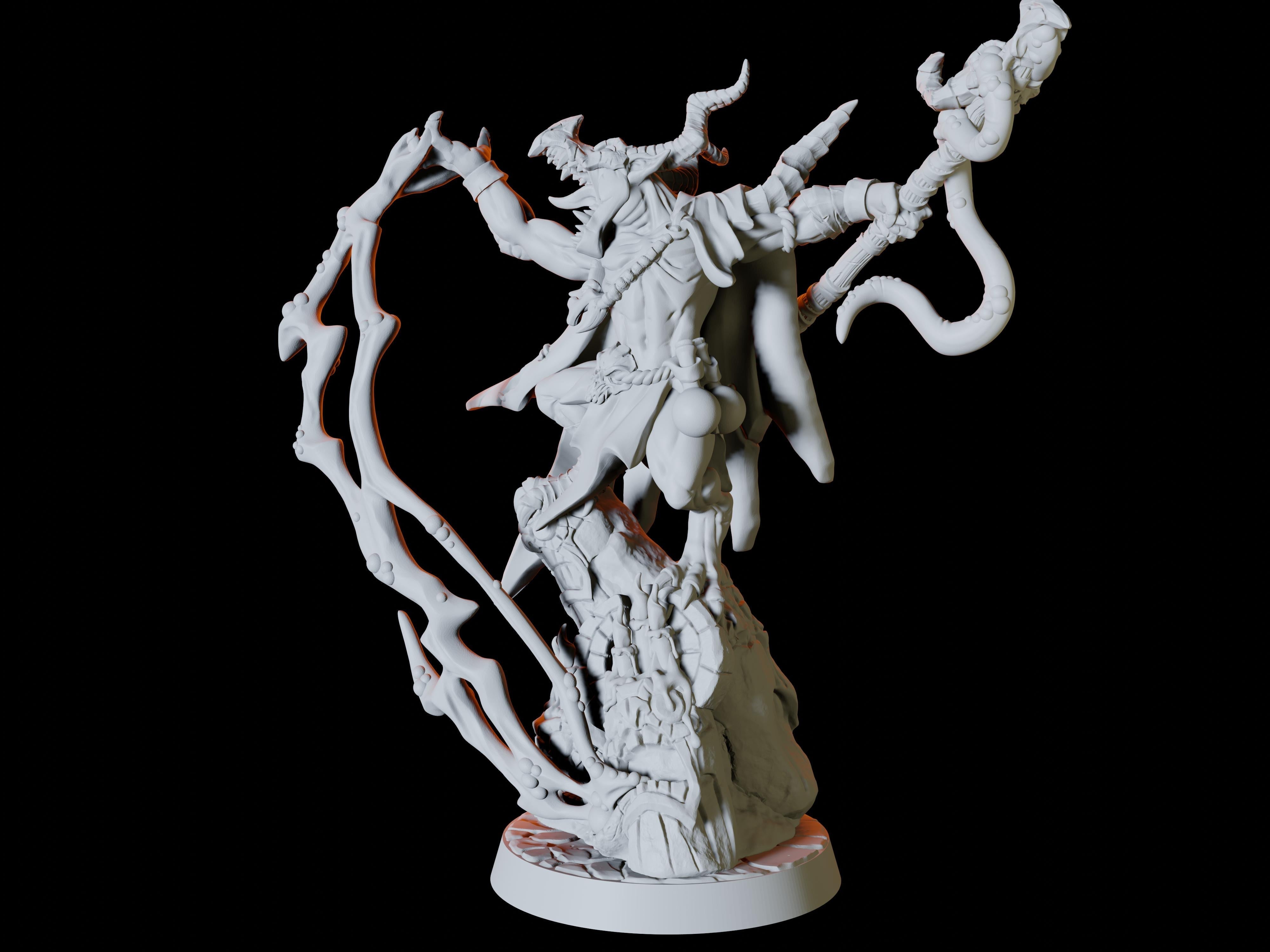 Kobold Wizard Miniature for Dungeons and Dragons - Myth Forged