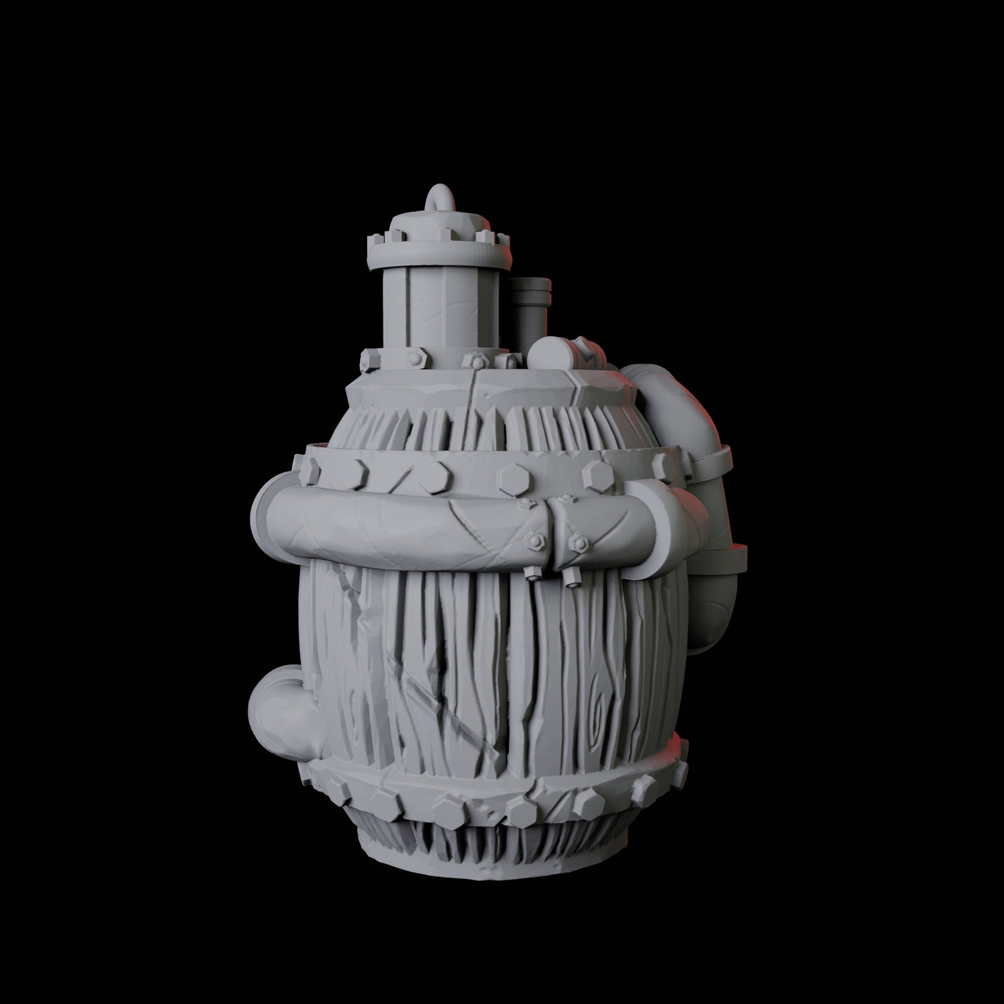 Laboratory Barrel Miniature for Dungeons and Dragons, Pathfinder or other TTRPGs
