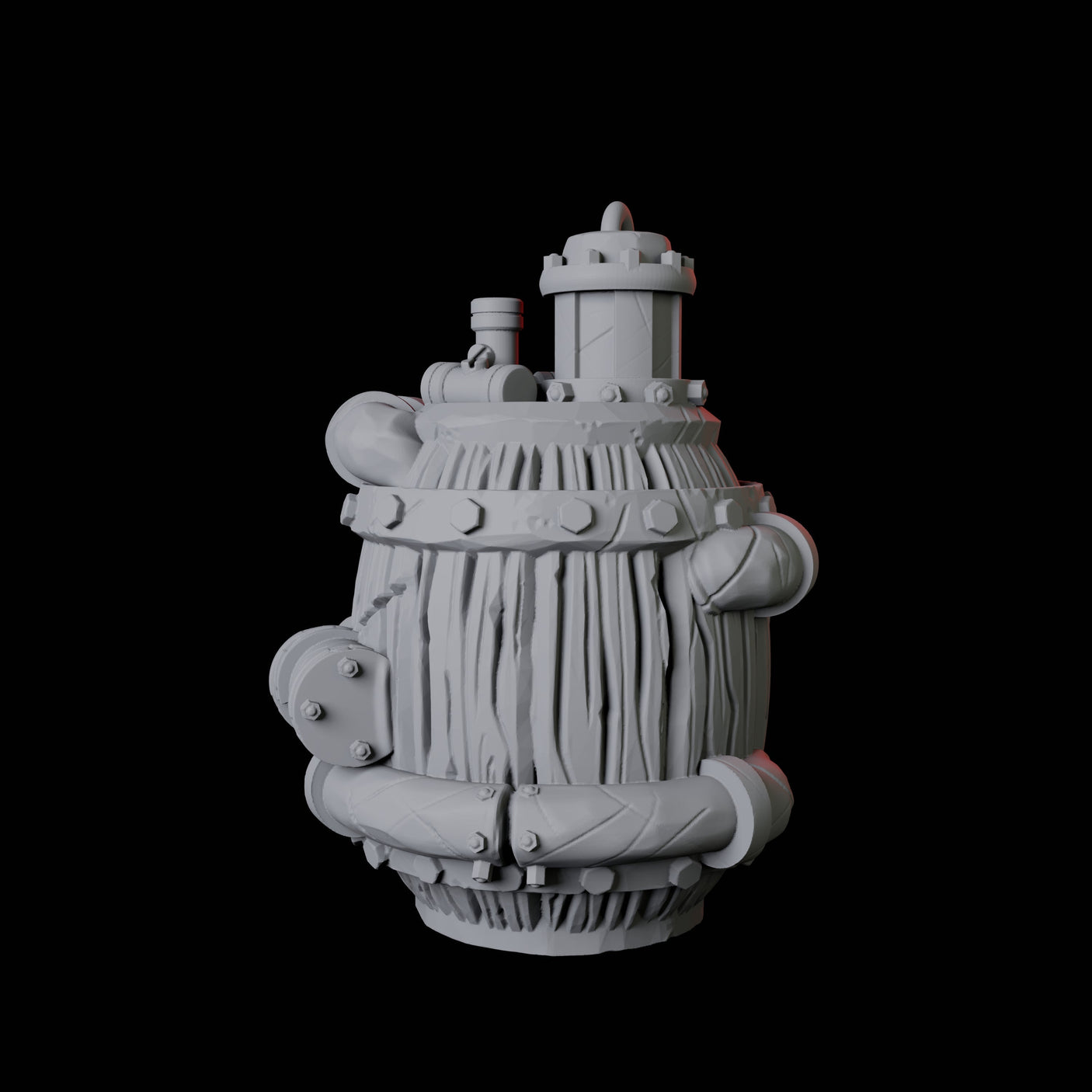 Laboratory Barrel Miniature for Dungeons and Dragons, Pathfinder or other TTRPGs