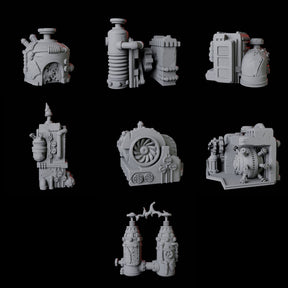 Laboratory Equipment and Machines Miniature for Dungeons and Dragons, Pathfinder or other TTRPGs