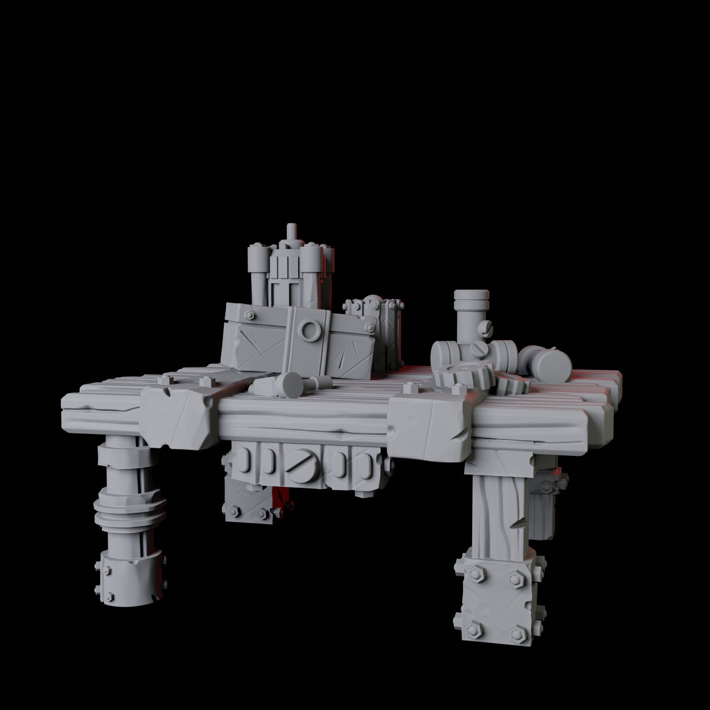 Laboratory Table Miniature for Dungeons and Dragons, Pathfinder or other TTRPGs