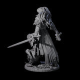 Lady Baudicea - Troll Slayer Fighter Miniature for Dungeons and Dragons, Pathfinder or other TTRPGs
