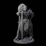 Lady Guinevere - Heavy Armoured Fighter Miniature for Dungeons and Dragons, Pathfinder or other TTRPGs