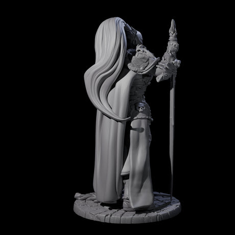 Lady Guinevere - Heavy Armoured Fighter Miniature for Dungeons and Dragons, Pathfinder or other TTRPGs