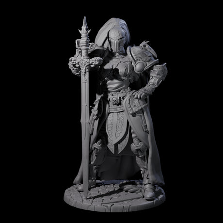 Lady Guinevere - Heavy Armoured Fighter Miniature for Dungeons and Dragons, Pathfinder or other TTRPGs
