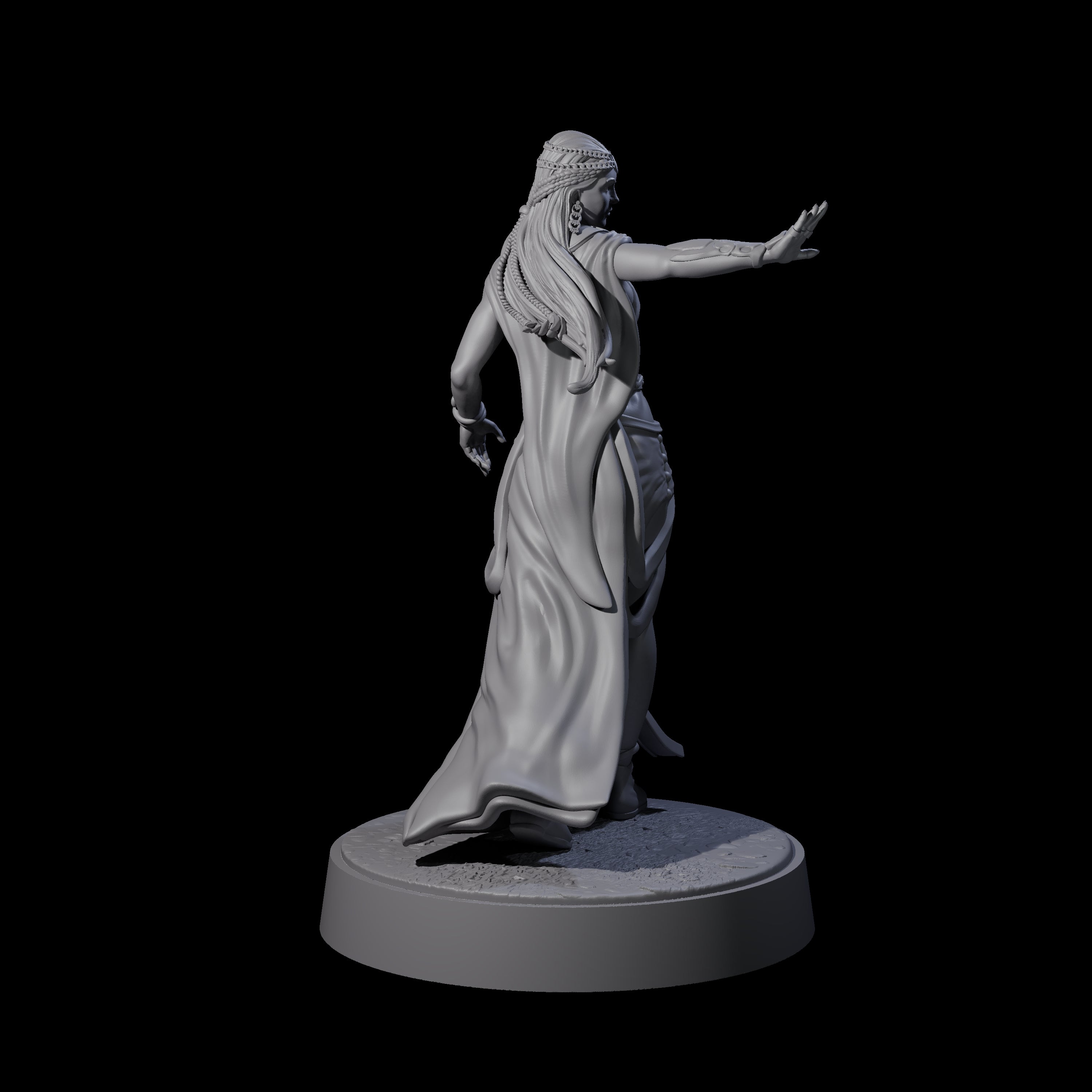 Lady Hera - Confident Sorcerer Miniature for Dungeons and Dragons, Pathfinder or other TTRPGs