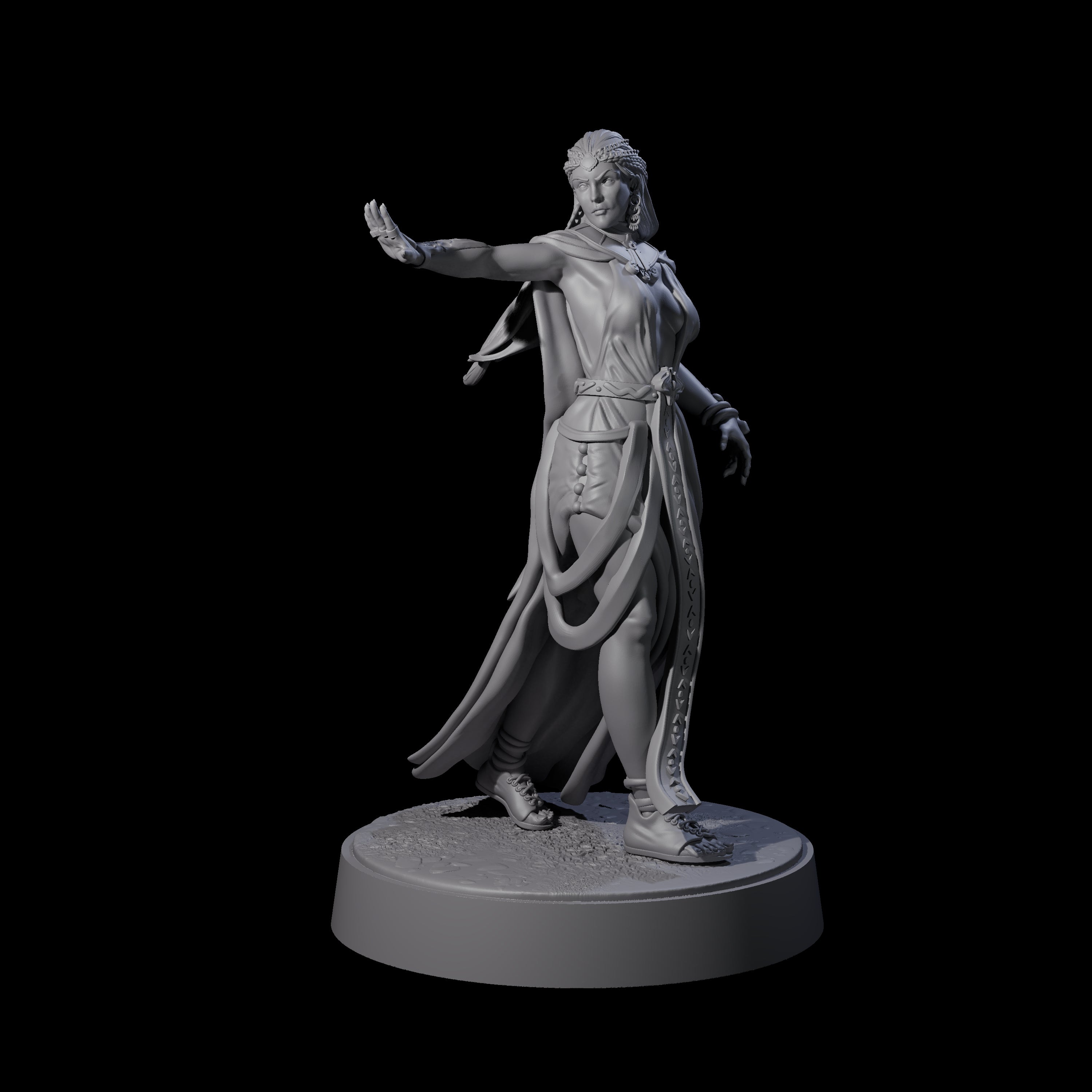 Lady Hera - Confident Sorcerer Miniature for Dungeons and Dragons, Pathfinder or other TTRPGs