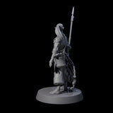 Land Living Merfolk Fisherman Miniature for Dungeons and Dragons, Pathfinder or other TTRPGs