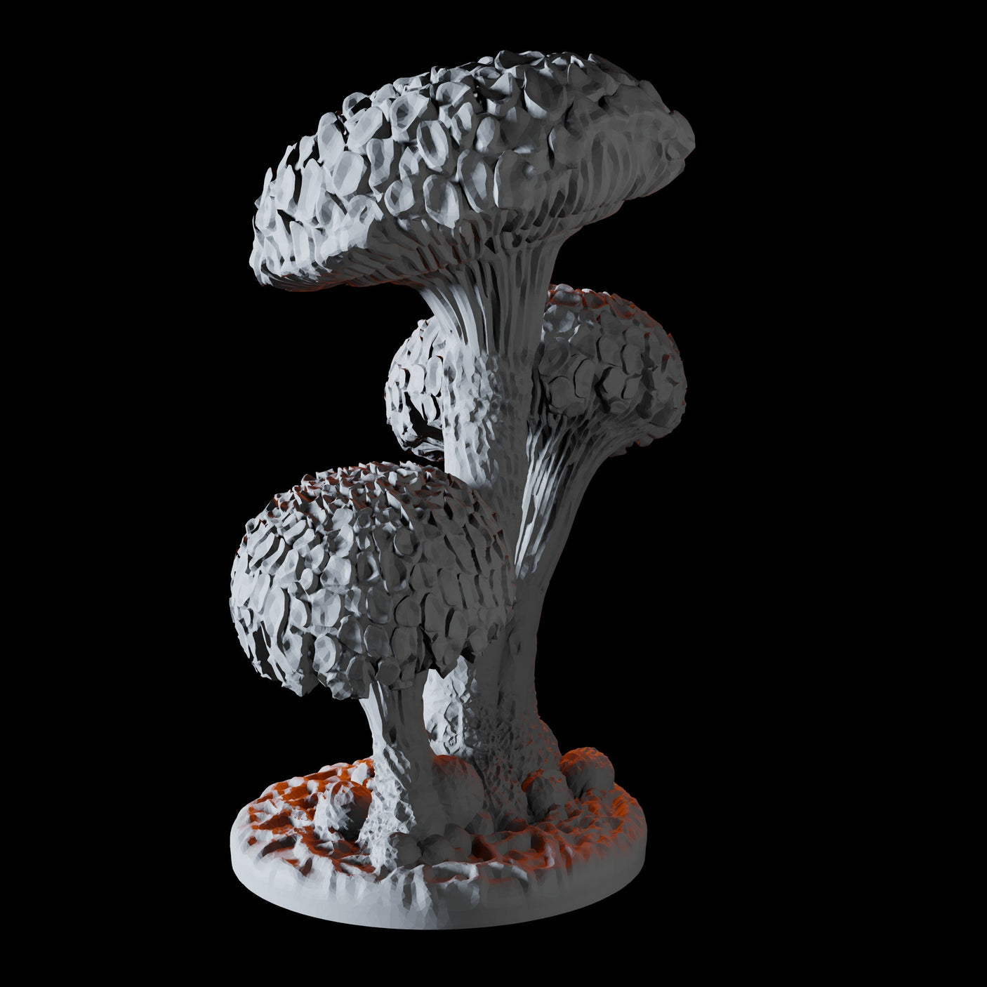Large Mushrooms Miniature for Dungeons and Dragons, Pathfinder or other TTRPGs