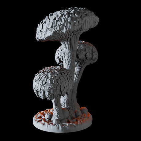 Large Mushrooms Miniature for Dungeons and Dragons, Pathfinder or other TTRPGs