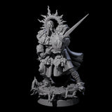 Last Stand Paladin Miniature for Dungeons and Dragons, Pathfinder or other TTRPGs