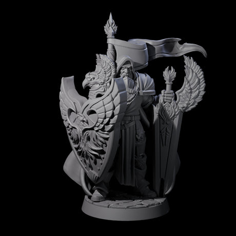 Leader of the Guard Miniature for Dungeons and Dragons, Pathfinder or other TTRPGs