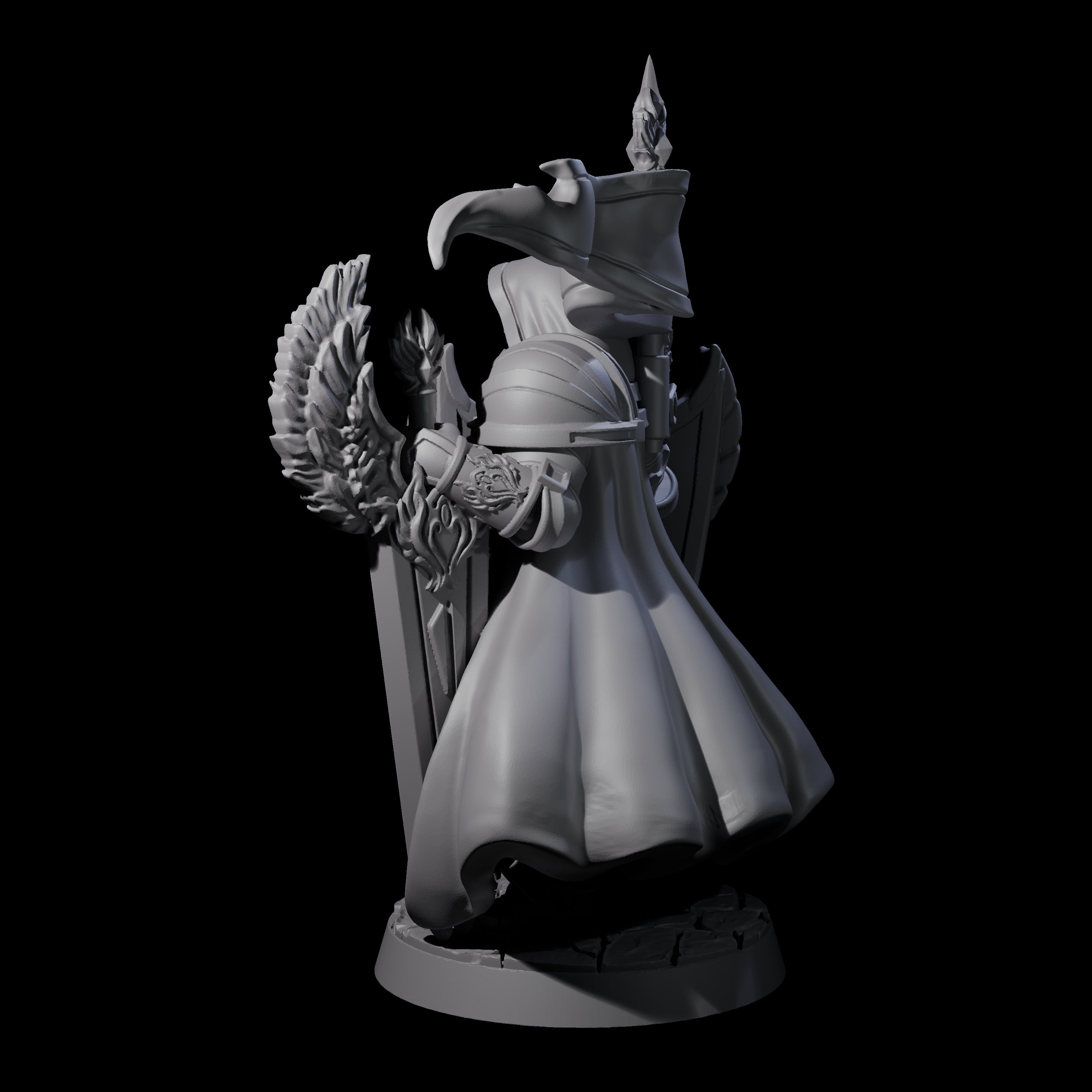 Leader of the Guard Miniature for Dungeons and Dragons, Pathfinder or other TTRPGs