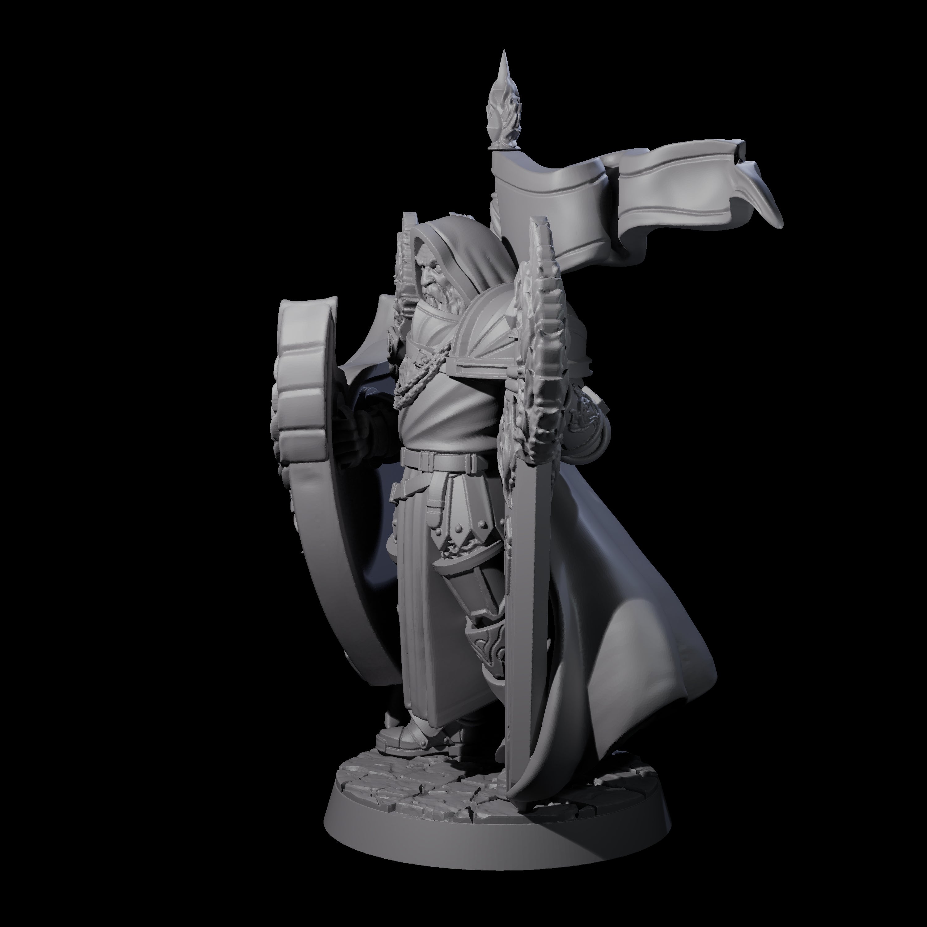 Leader of the Guard Miniature for Dungeons and Dragons, Pathfinder or other TTRPGs