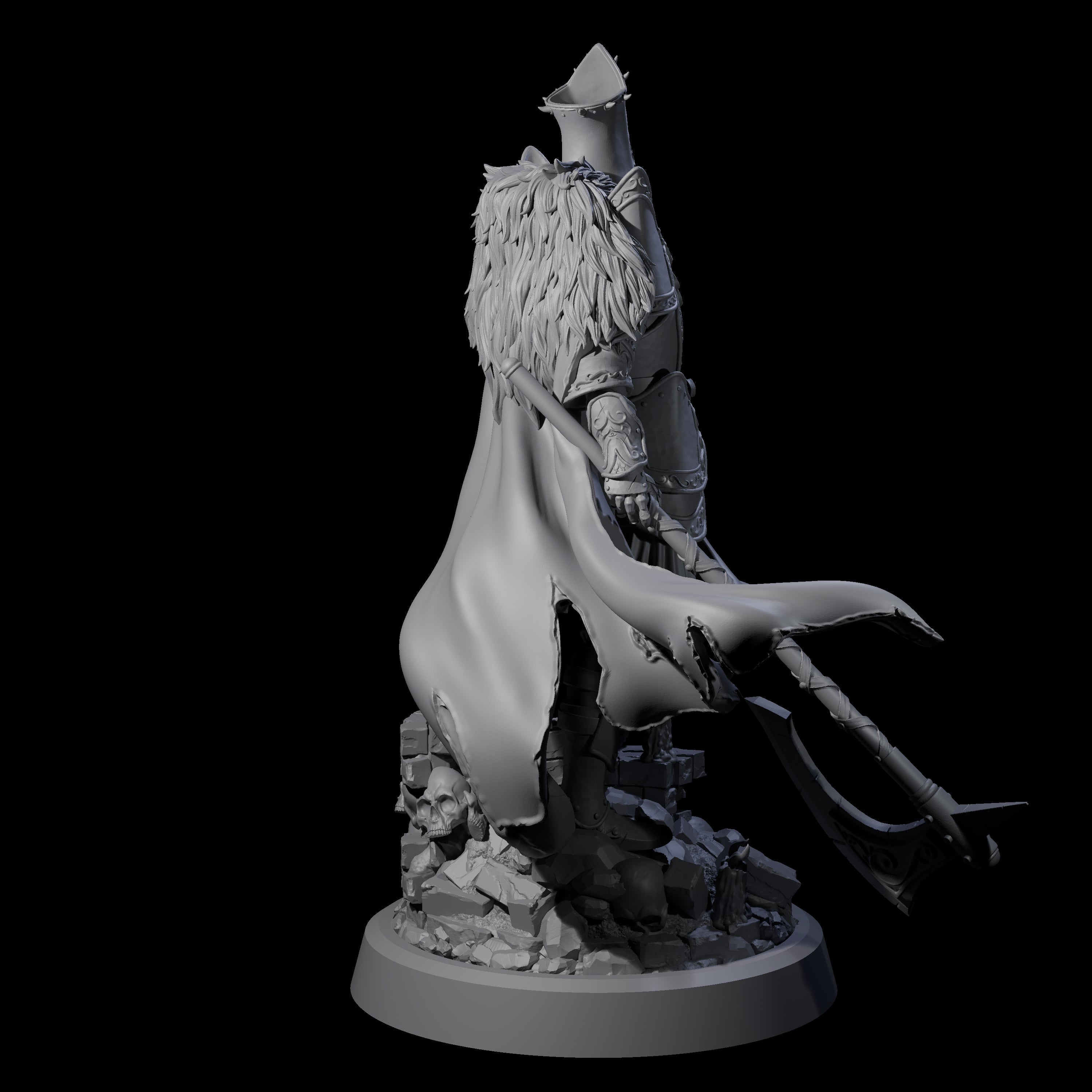Leading Battle Lich Miniature for Dungeons and Dragons, Pathfinder or other TTRPGs