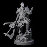 Leading Battle Lich Miniature for Dungeons and Dragons, Pathfinder or other TTRPGs