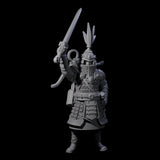 Leading Human Crossbow Captain Miniature for Dungeons and Dragons, Pathfinder or other TTRPGs