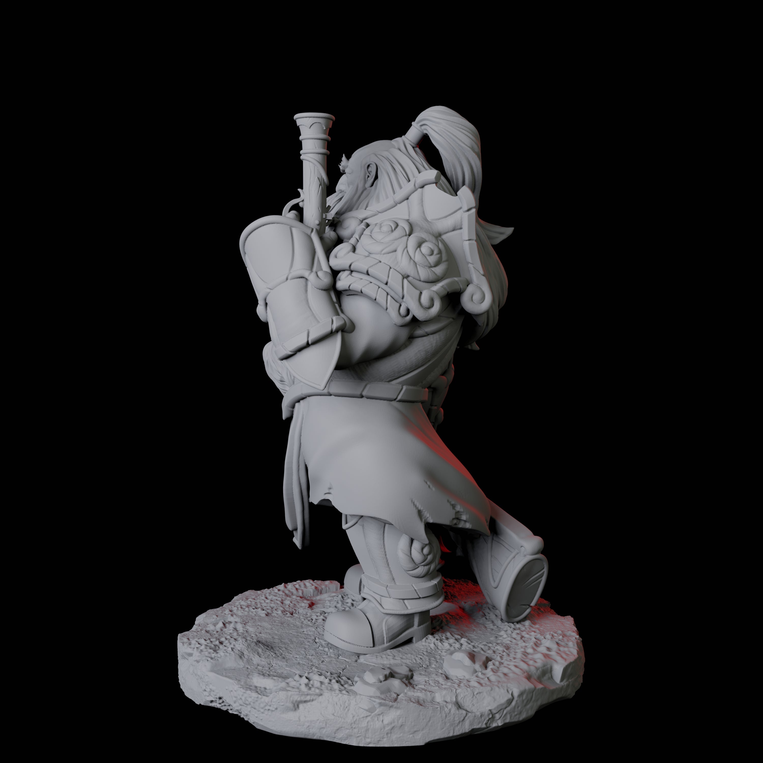 Leadspitter Rifleman B Miniature for Dungeons and Dragons, Pathfinder or other TTRPGs