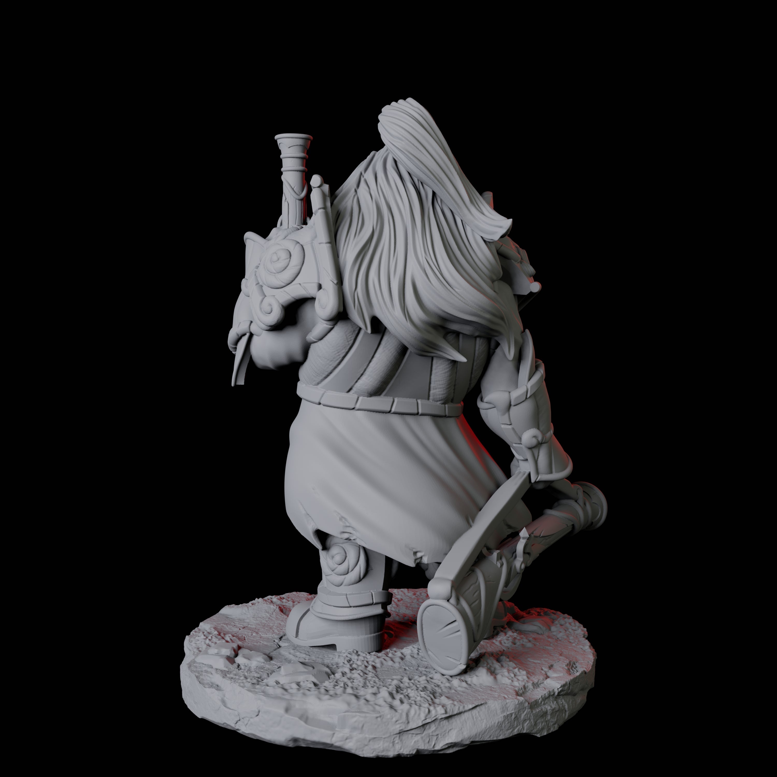 Leadspitter Rifleman B Miniature for Dungeons and Dragons, Pathfinder or other TTRPGs