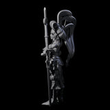 Leaning Fancy Guard Miniature for Dungeons and Dragons, Pathfinder or other TTRPGs
