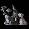 Leaning Pine Tree Miniature for Dungeons and Dragons, Pathfinder or other TTRPGs