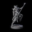 Leaping Dark Elf Underdark Guardian A Miniature for Dungeons and Dragons, Pathfinder or other TTRPGs