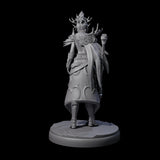 Leaping Dark Elf Underdark Guardian D Miniature for Dungeons and Dragons, Pathfinder or other TTRPGs