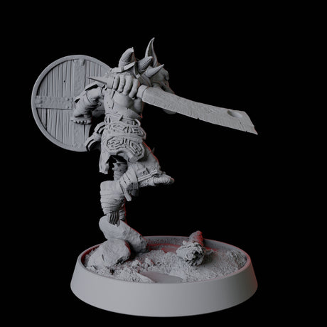 Leaping Goblin Spearman Miniature for Dungeons and Dragons, Pathfinder or other TTRPGs