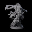 Leaping Orc Warlord Miniature for Dungeons and Dragons, Pathfinder or other TTRPGs