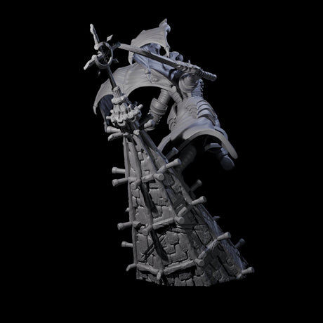 Leaping Striking Vampire Spawn Miniature for Dungeons and Dragons, Pathfinder or other TTRPGs