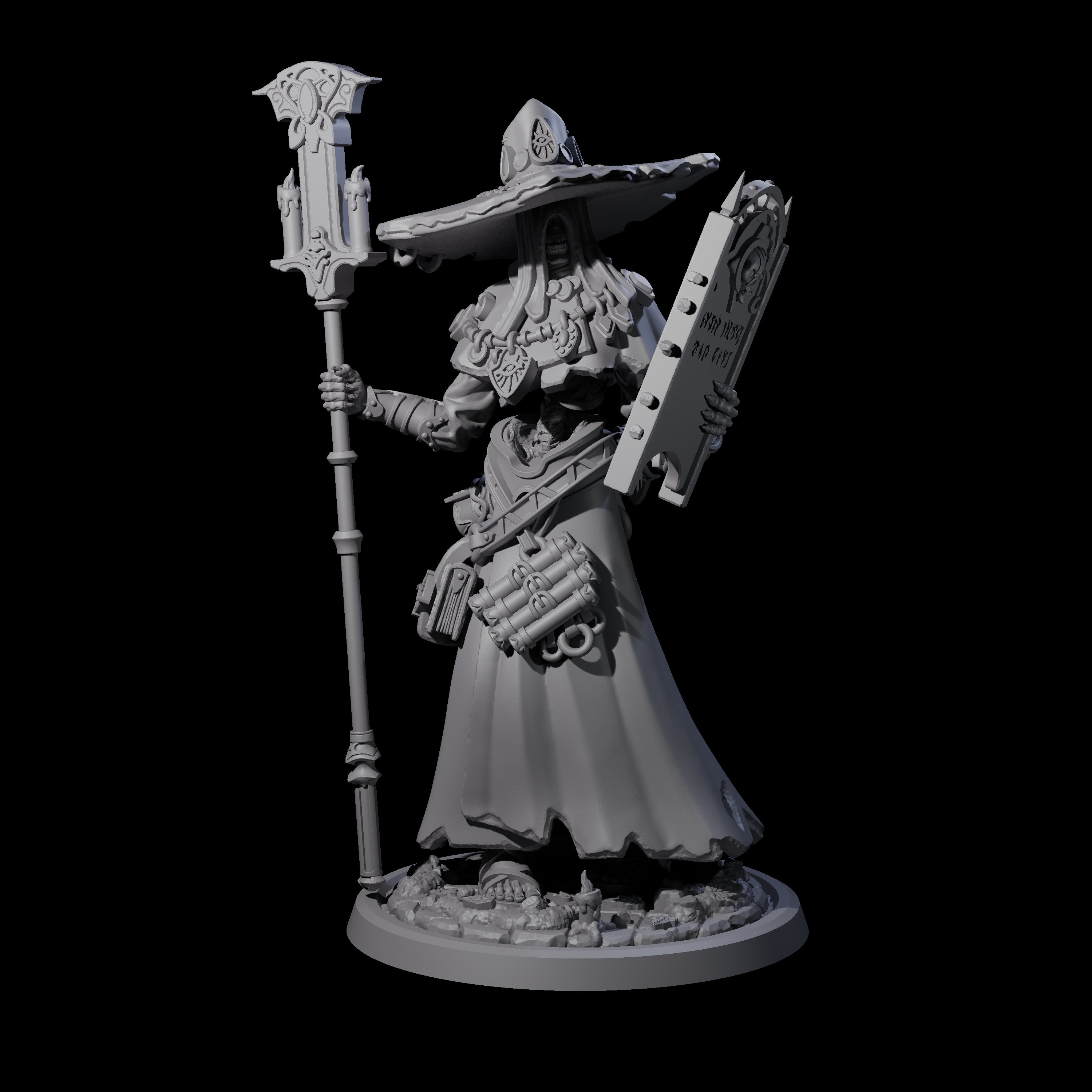 Learned Undead Scholar A Miniature for Dungeons and Dragons, Pathfinder or other TTRPGs