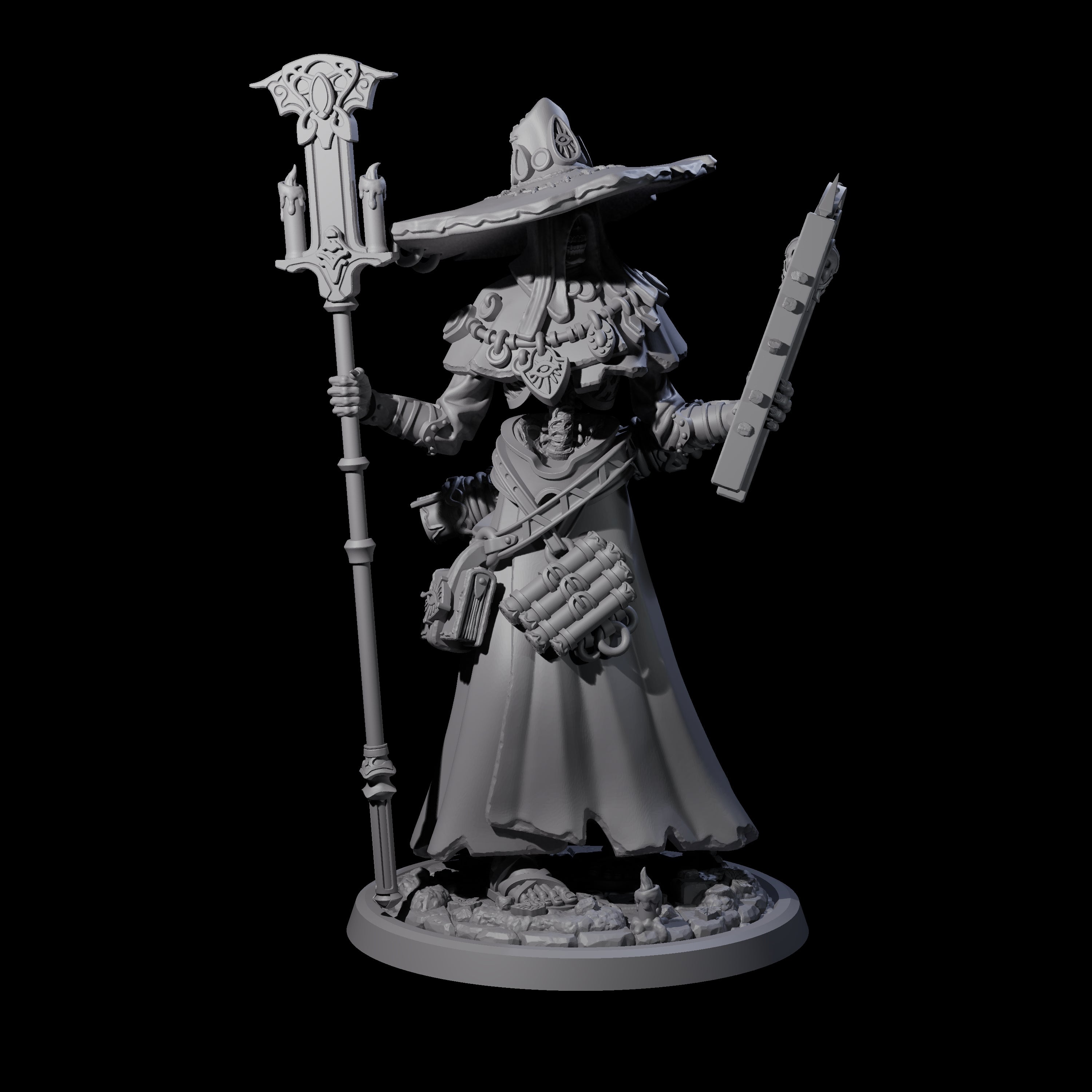 Learned Undead Scholar A Miniature for Dungeons and Dragons, Pathfinder or other TTRPGs