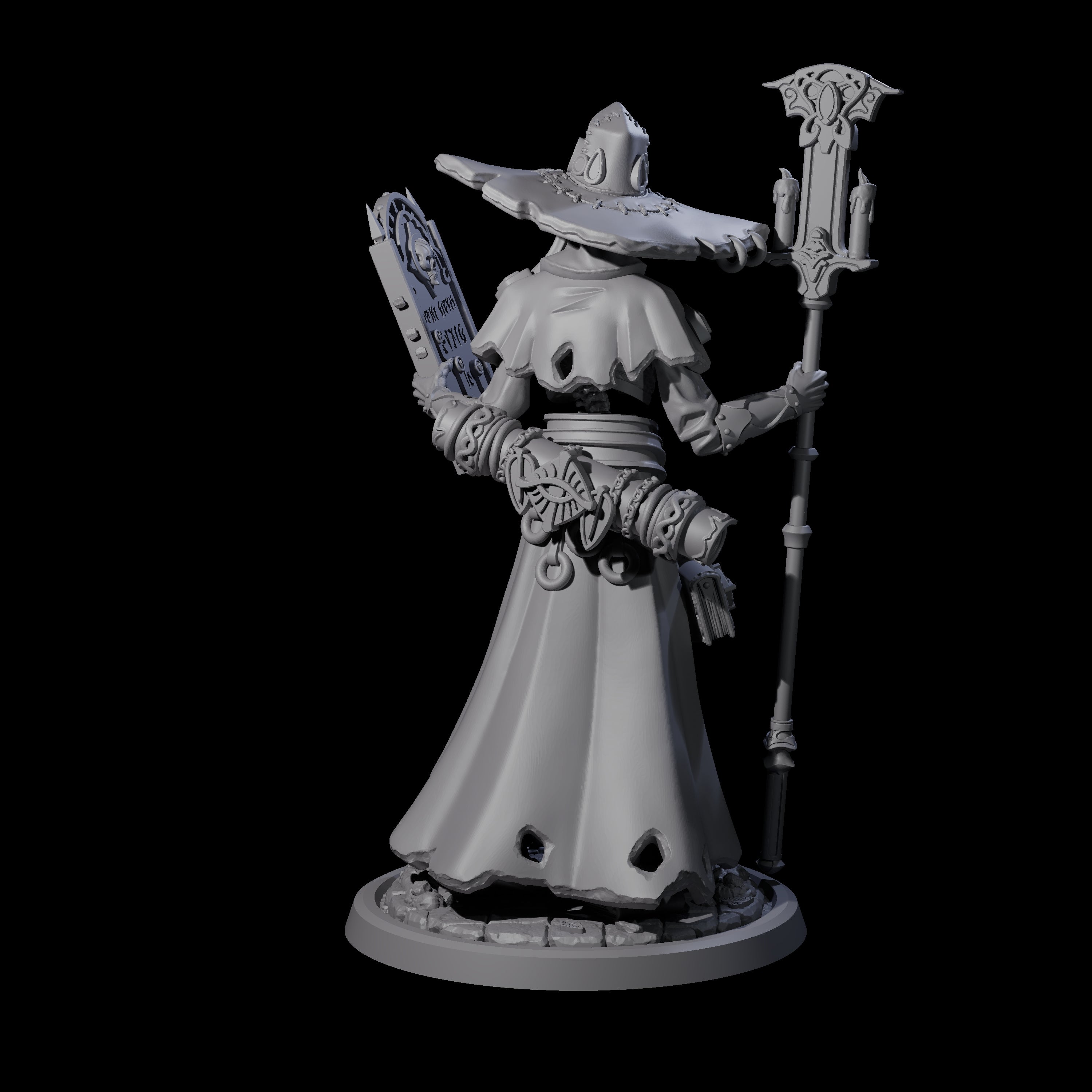 Learned Undead Scholar A Miniature for Dungeons and Dragons, Pathfinder or other TTRPGs