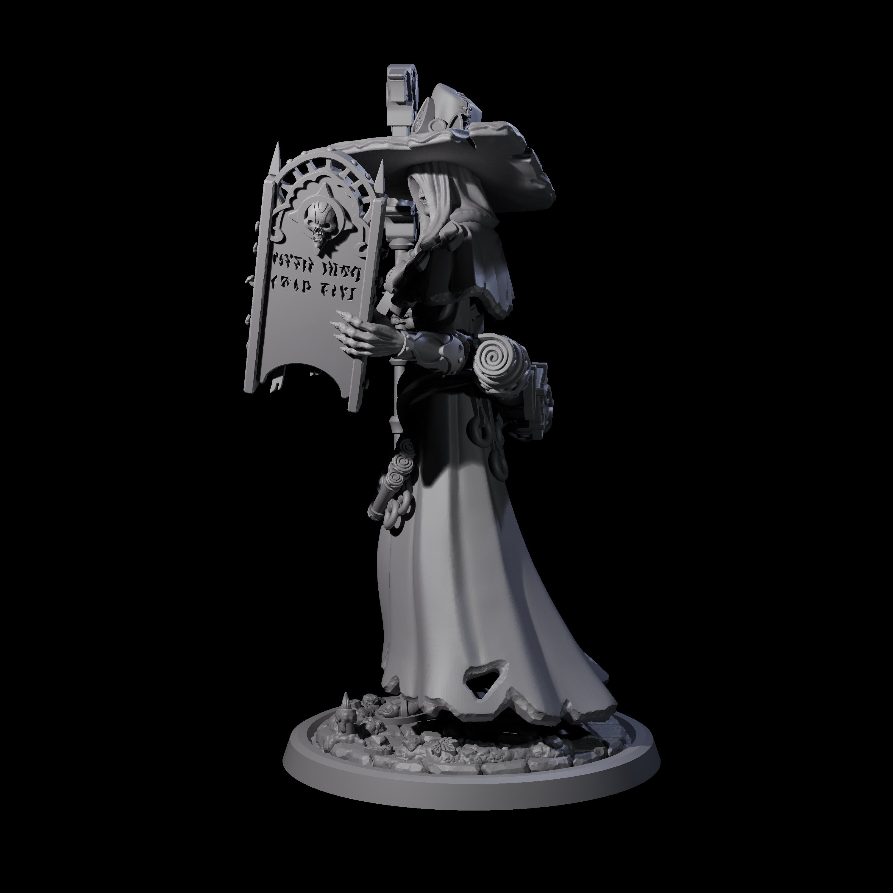 Learned Undead Scholar A Miniature for Dungeons and Dragons, Pathfinder or other TTRPGs