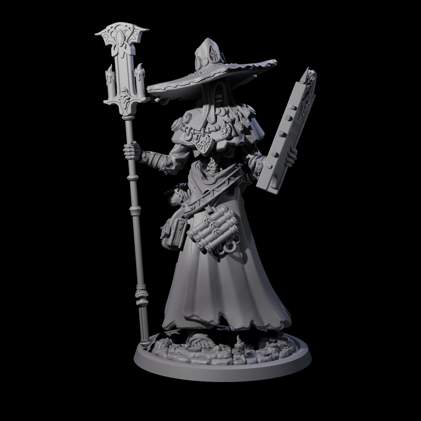 Learned Undead Scholar A Miniature for Dungeons and Dragons, Pathfinder or other TTRPGs