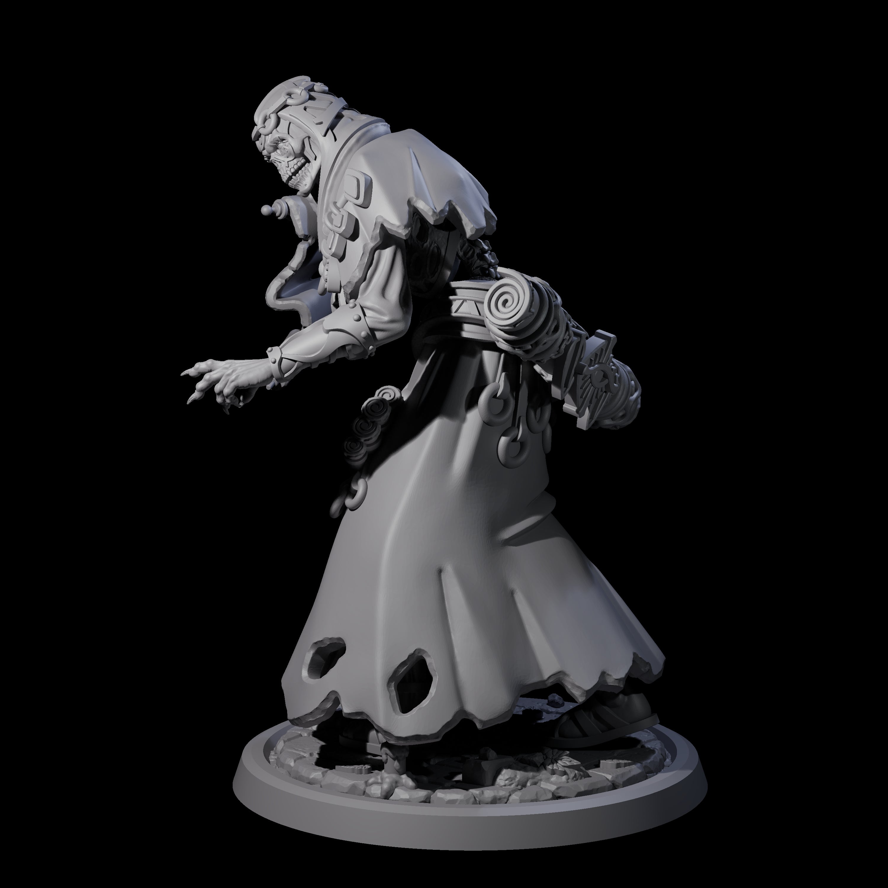 Learned Undead Scholar B Miniature for Dungeons and Dragons, Pathfinder or other TTRPGs