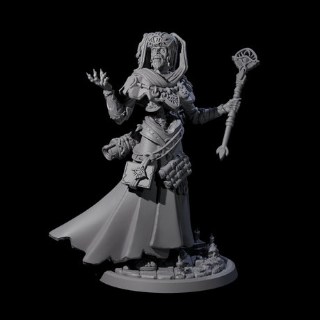 Learned Undead Scholar C Miniature for Dungeons and Dragons, Pathfinder or other TTRPGs