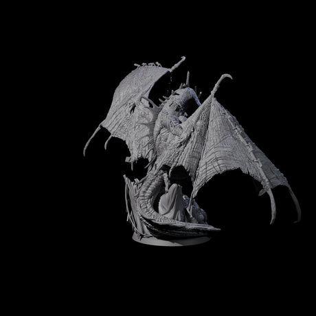 Leering Entertaining Circus Dragon Miniature for Dungeons and Dragons, Pathfinder or other TTRPGs