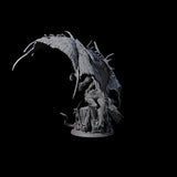 Leering Entertaining Circus Dragon Miniature for Dungeons and Dragons, Pathfinder or other TTRPGs