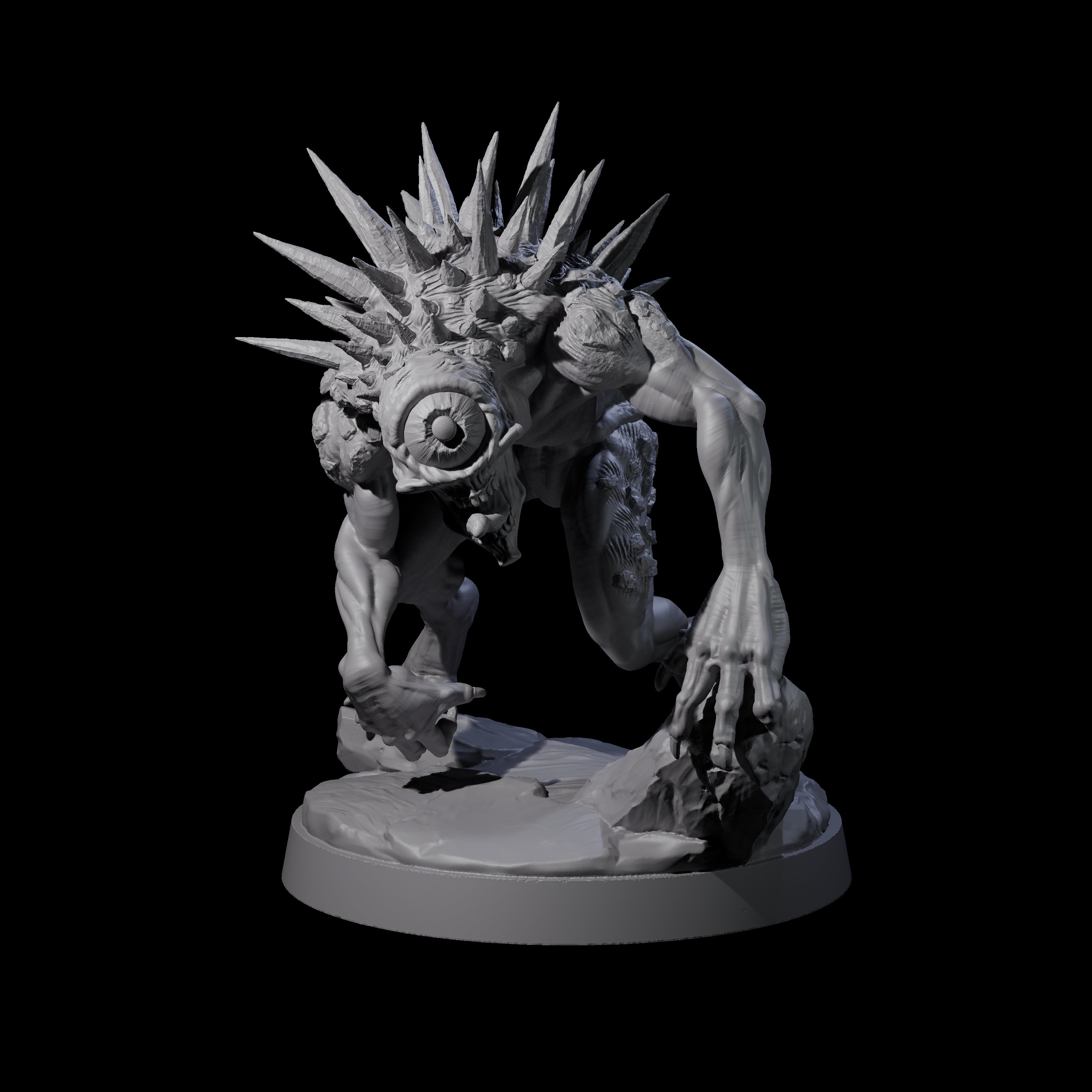 Leering Nothic Miniature for Dungeons and Dragons, Pathfinder or other TTRPGs