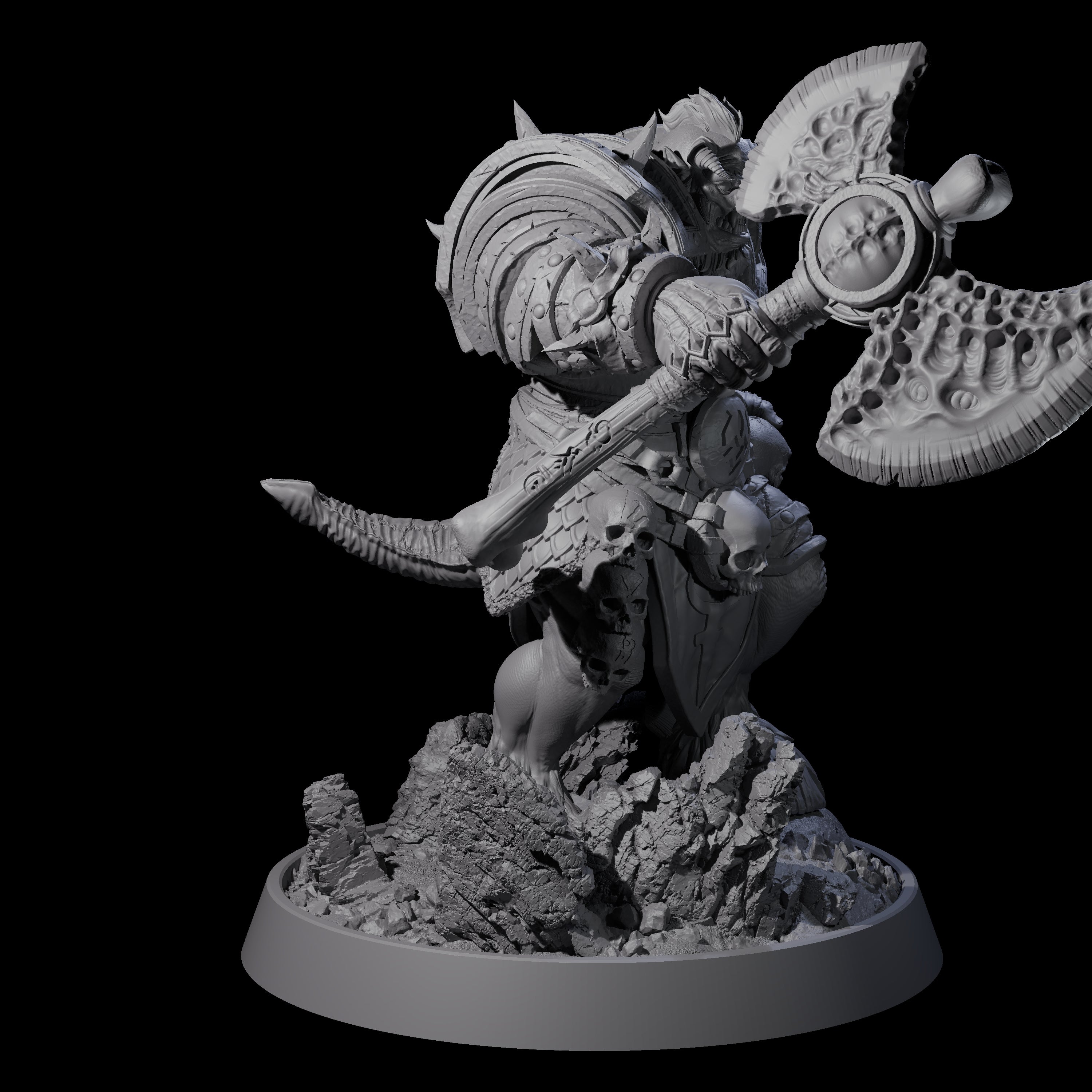 Legionnaire of Hel B Miniature for Dungeons and Dragons, Pathfinder or other TTRPGs