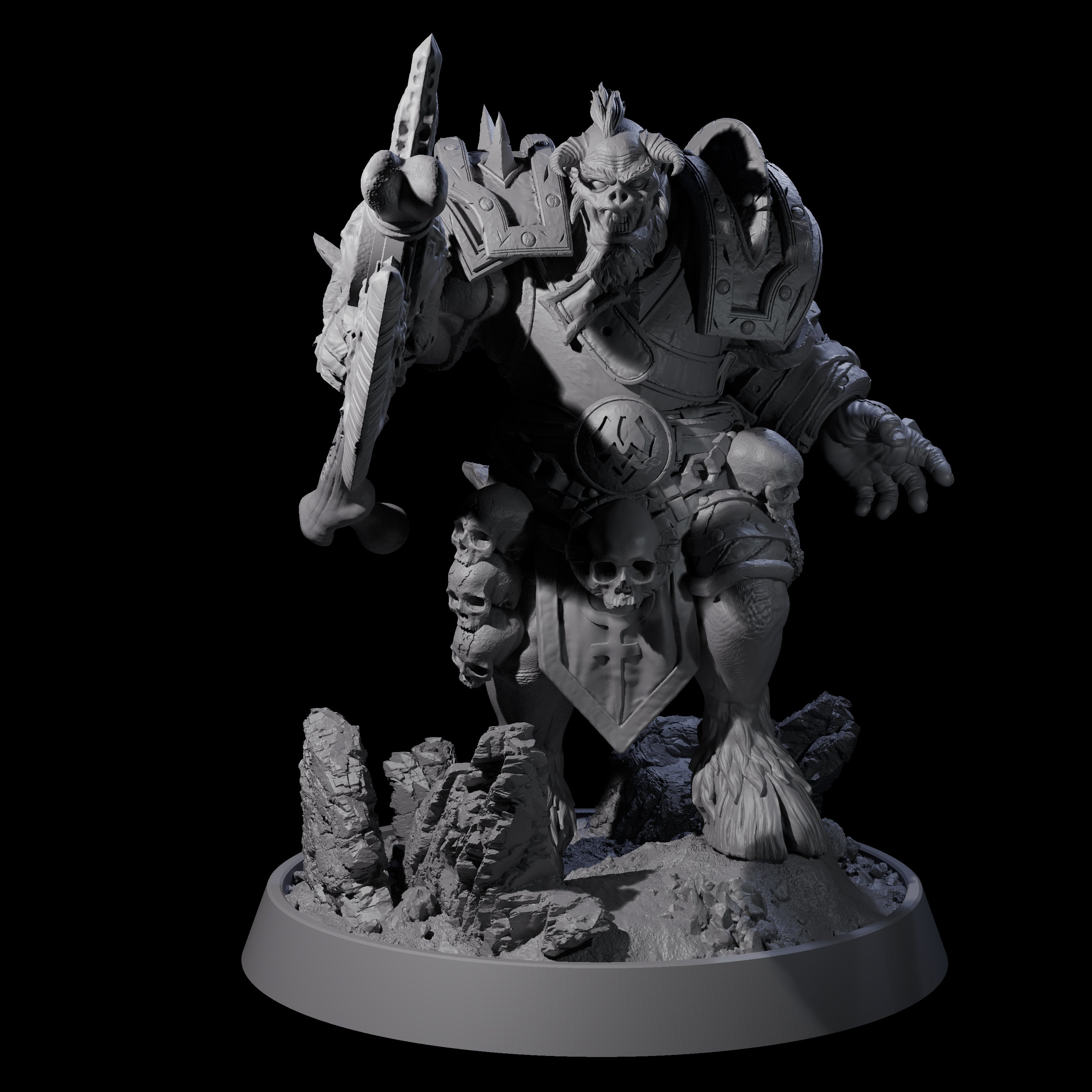 Legionnaire of Hel B Miniature for Dungeons and Dragons, Pathfinder or other TTRPGs