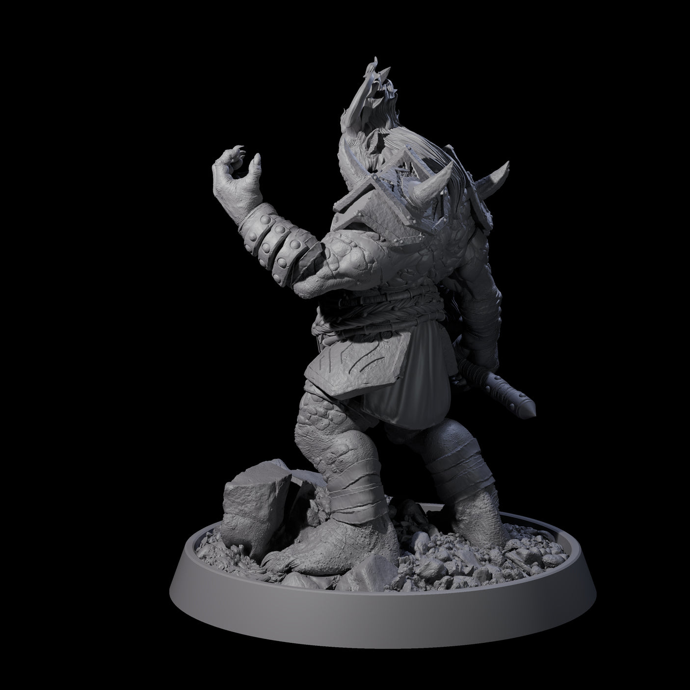Legionnaire of Hel C Miniature for Dungeons and Dragons, Pathfinder or other TTRPGs