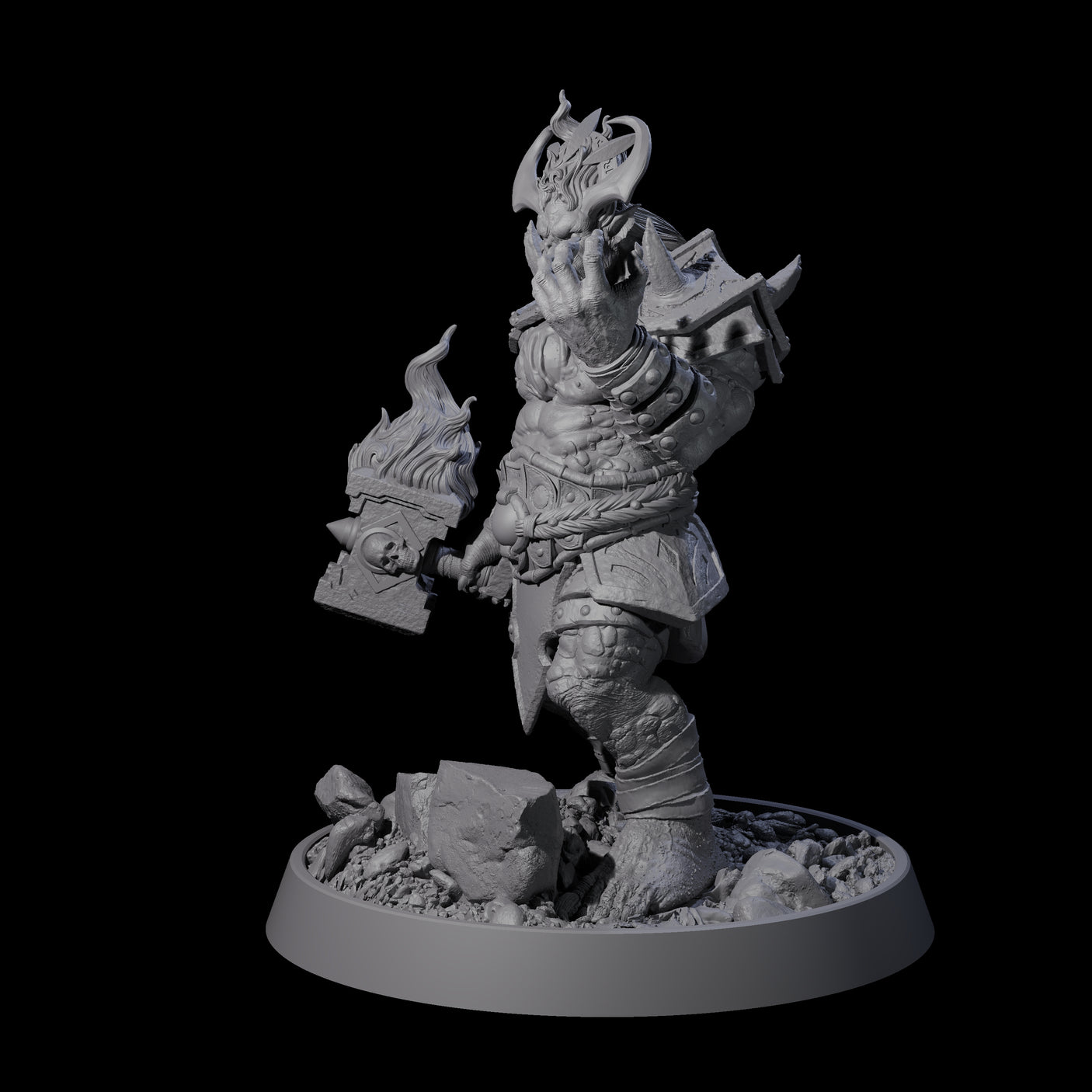 Legionnaire of Hel C Miniature for Dungeons and Dragons, Pathfinder or other TTRPGs
