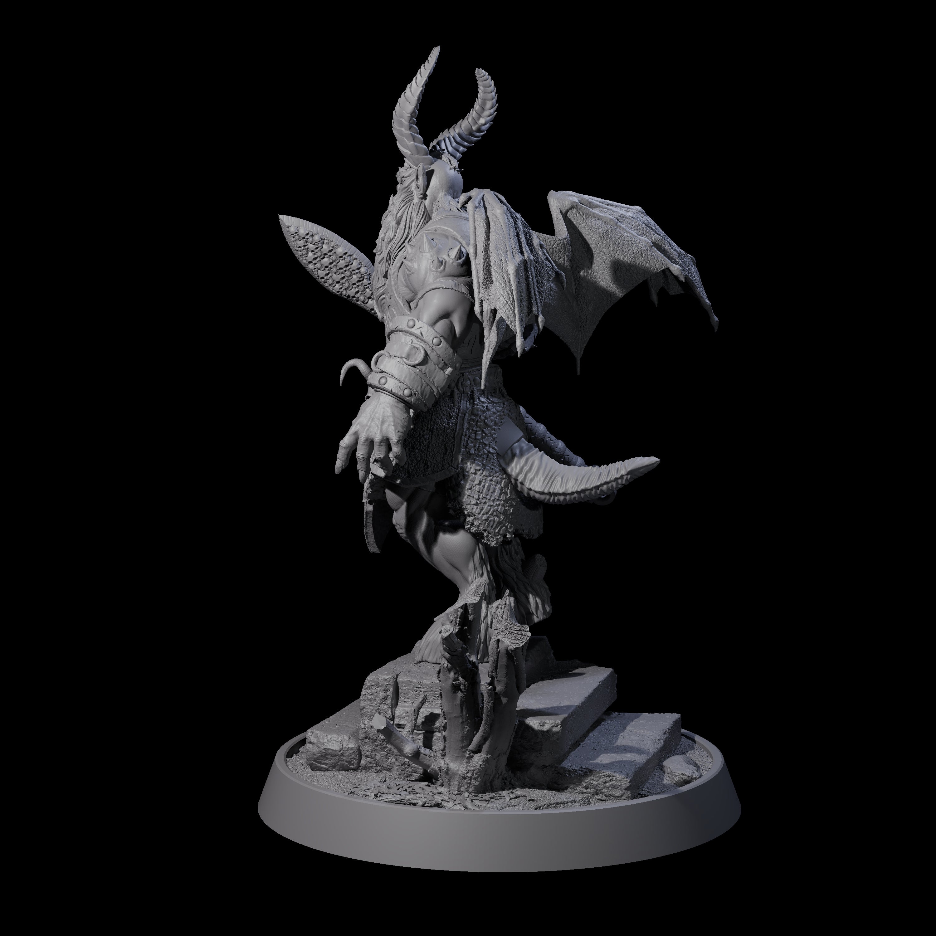 Legionnaire of Hel D Miniature for Dungeons and Dragons, Pathfinder or other TTRPGs