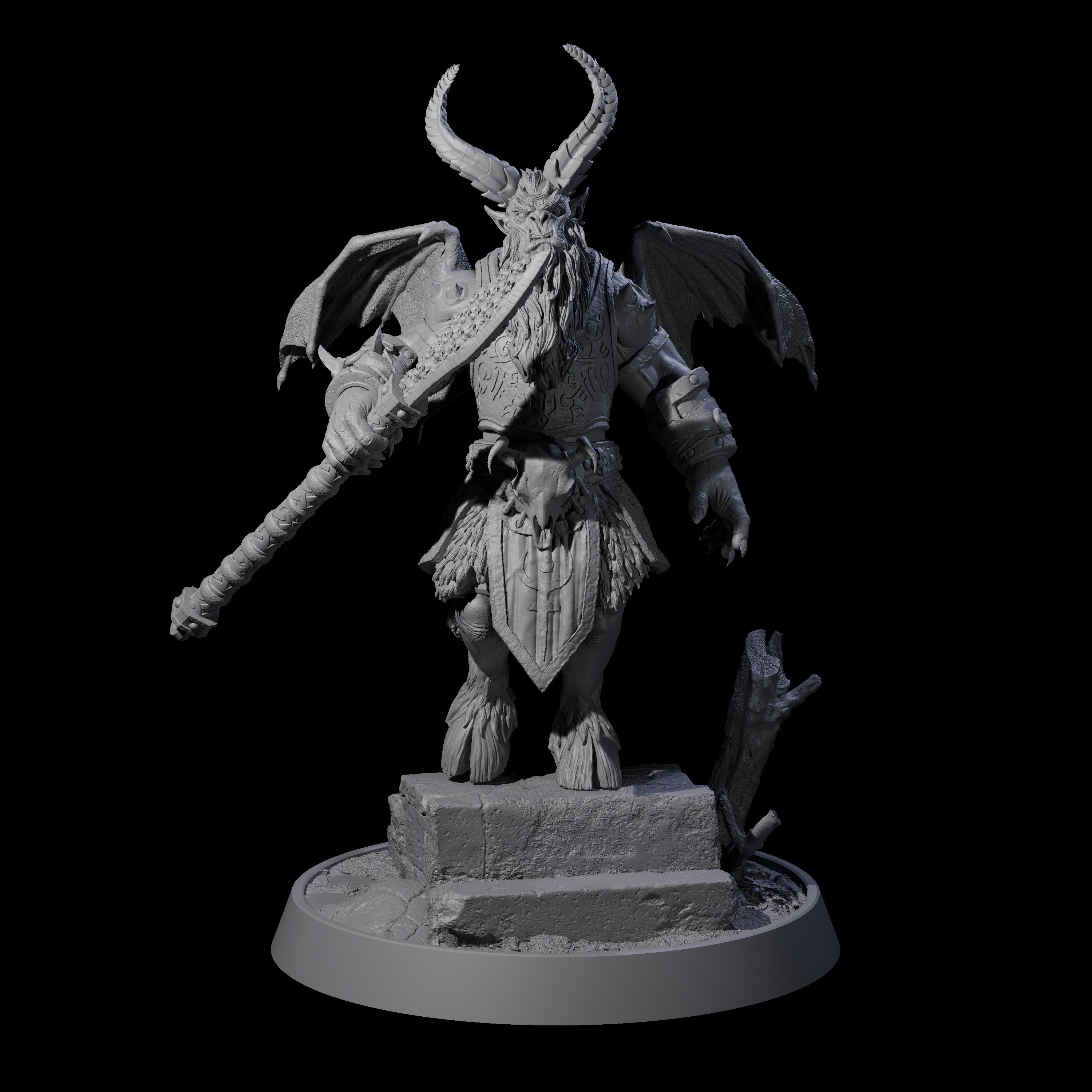 Legionnaire of Hel D Miniature for Dungeons and Dragons, Pathfinder or other TTRPGs