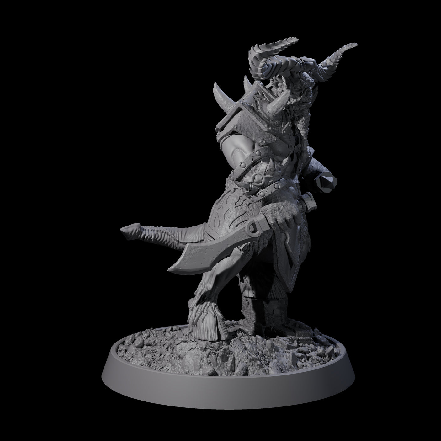 Legionnaire of Hel E Miniature for Dungeons and Dragons, Pathfinder or other TTRPGs
