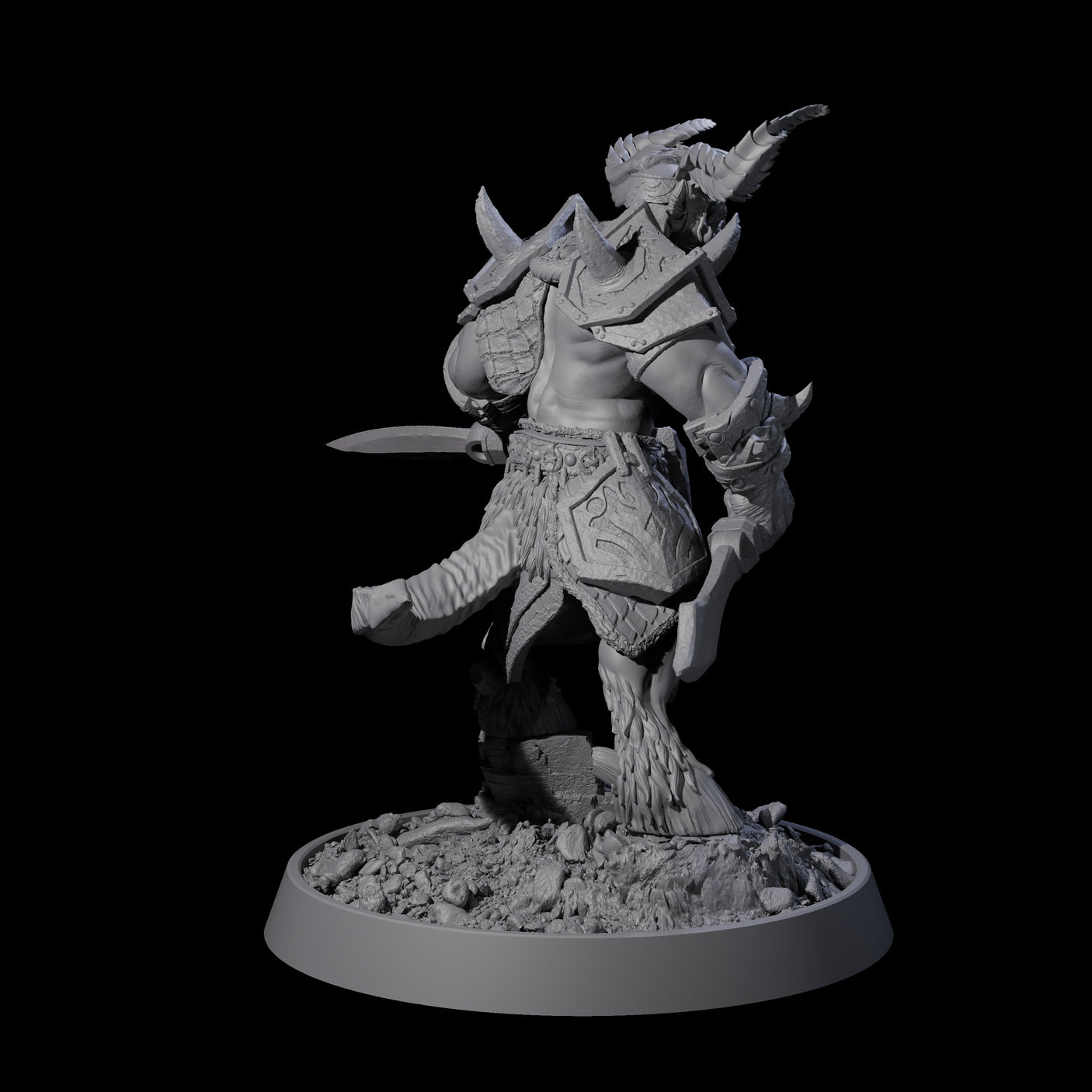 Legionnaire of Hel E Miniature for Dungeons and Dragons, Pathfinder or other TTRPGs